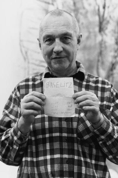 Georg Baselitz, 1988 / © Benjamin Katz, Köln